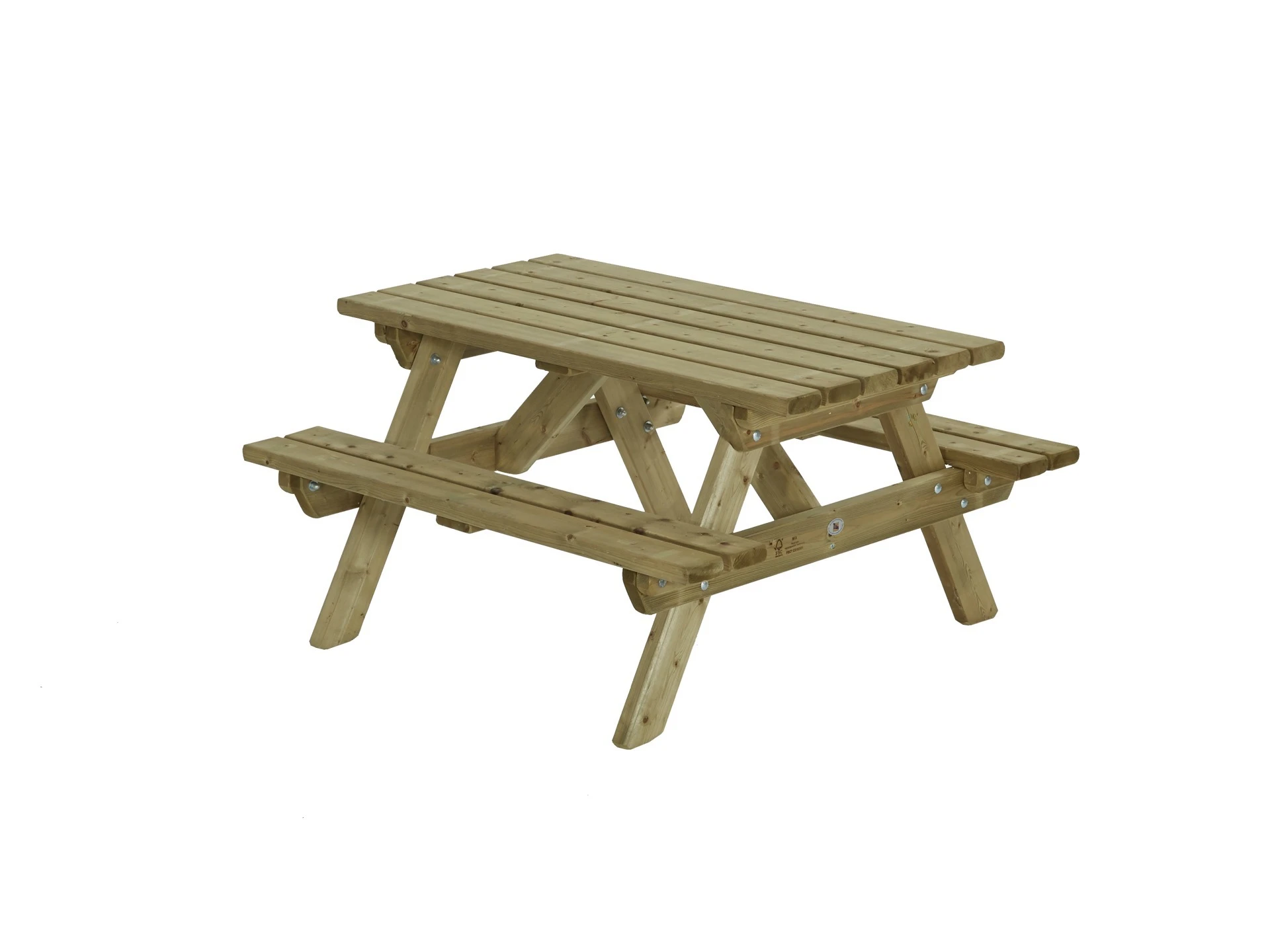 Talen Kinderpicknicktafel Remi 120 x 115 cm - Afbeelding 1